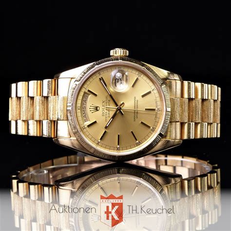 rolex borke brillanten|Rolex Day Date Borke 750 President Glied Link Gelb Gold.